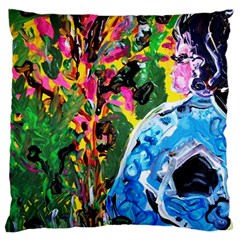 Dscf1611 - Lady In Kimono And Tulip Tree Standard Flano Cushion Case (two Sides) by bestdesignintheworld