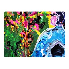 Dscf1611 - Lady In Kimono And Tulip Tree Double Sided Flano Blanket (mini)  by bestdesignintheworld