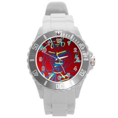 Dscf1442 - Californian Girl Round Plastic Sport Watch (l) by bestdesignintheworld