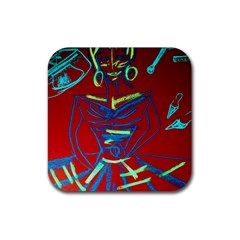 Dscf1442 - Californian Girl Rubber Coaster (square)  by bestdesignintheworld