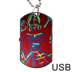 Dscf1442 - Californian Girl Dog Tag Usb Flash (two Sides) by bestdesignintheworld