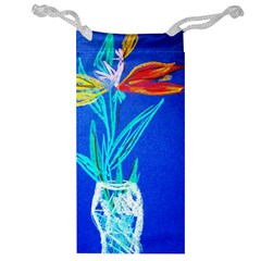 Dscf1451 - Birds If Paradise In A Cristal Vase Jewelry Bag by bestdesignintheworld