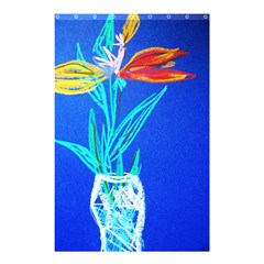 Dscf1451 - Birds If Paradise In A Cristal Vase Shower Curtain 48  X 72  (small)  by bestdesignintheworld