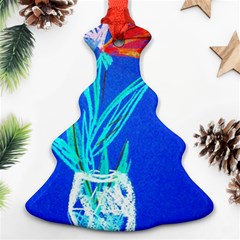 Dscf1451 - Birds If Paradise In A Cristal Vase Ornament (christmas Tree)  by bestdesignintheworld