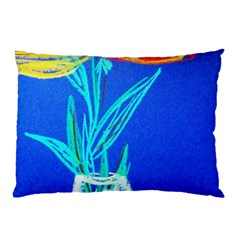 Dscf1451 - Birds If Paradise In A Cristal Vase Pillow Case (two Sides) by bestdesignintheworld