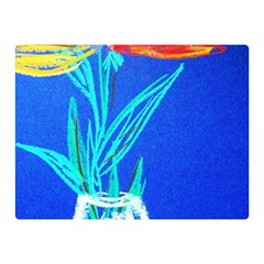 Dscf1451 - Birds If Paradise In A Cristal Vase Double Sided Flano Blanket (mini)  by bestdesignintheworld