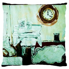 Dscf1961 - white room Large Flano Cushion Case (One Side)