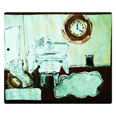 Dscf1961 - White Room Double Sided Flano Blanket (small)  by bestdesignintheworld