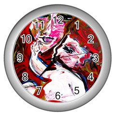 Dscf1554 - Madonna And Child Wall Clocks (silver)  by bestdesignintheworld