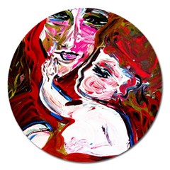 Dscf1554 - Madonna And Child Magnet 5  (round) by bestdesignintheworld