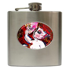 Dscf1554 - Madonna And Child Hip Flask (6 Oz) by bestdesignintheworld