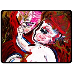 Dscf1554 - Madonna And Child Fleece Blanket (large)  by bestdesignintheworld