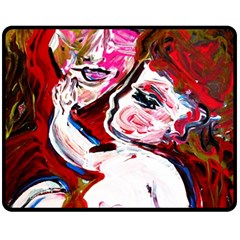 Dscf1554 - Madonna And Child Fleece Blanket (medium)  by bestdesignintheworld