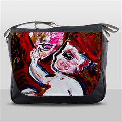 Dscf1554 - Madonna And Child Messenger Bags by bestdesignintheworld