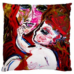 Dscf1554 - Madonna And Child Large Flano Cushion Case (one Side) by bestdesignintheworld