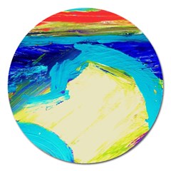 Dscf3229 - Kite In Brasil Magnet 5  (round) by bestdesignintheworld