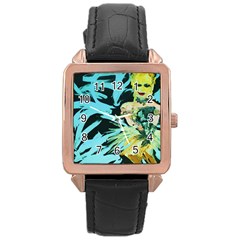 Dscf2018 - Figure Skating Performer Rose Gold Leather Watch  by bestdesignintheworld