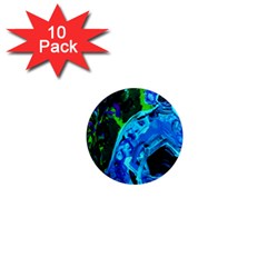 Dscf1604 - lady in blue kimono 1  Mini Magnet (10 pack) 