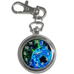 Dscf1604 - lady in blue kimono Key Chain Watches Front