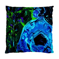 Dscf1604 - Lady In Blue Kimono Standard Cushion Case (two Sides) by bestdesignintheworld