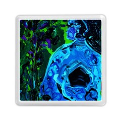 Dscf1604 - lady in blue kimono Memory Card Reader (Square) 