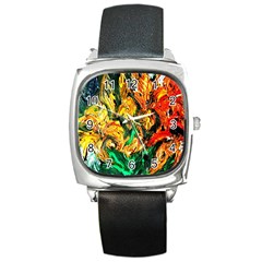 Tiger Lillis   1 Square Metal Watch by bestdesignintheworld