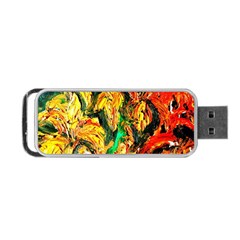 Tiger Lillis   1 Portable Usb Flash (one Side) by bestdesignintheworld