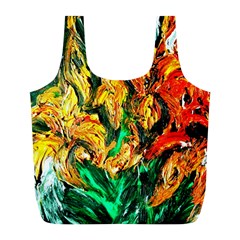 Tiger Lillis   1 Full Print Recycle Bags (l)  by bestdesignintheworld