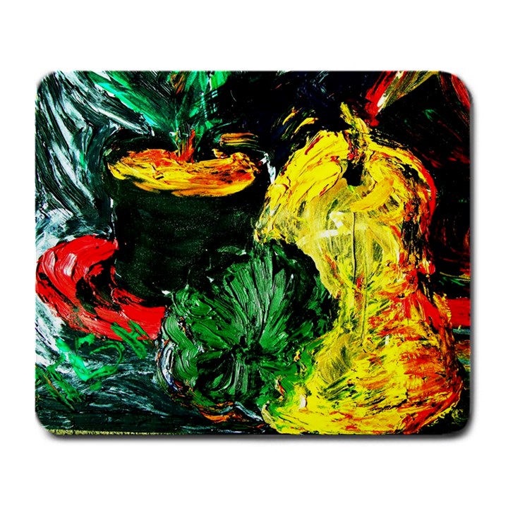 Tigers Lillies Large Mousepads