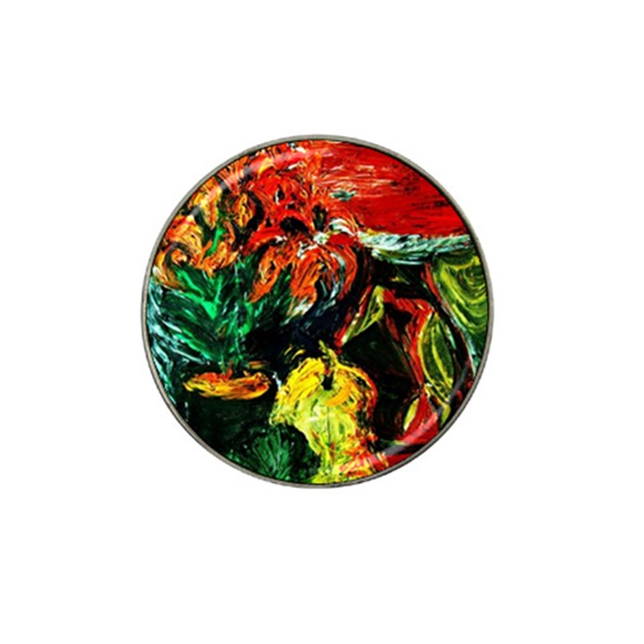 Pumpkins, Lamp And Tiger Lillies Hat Clip Ball Marker (10 pack)