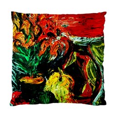 Pumpkins, Lamp And Tiger Lillies Standard Cushion Case (two Sides) by bestdesignintheworld