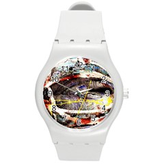 Egg In The Duck   Needle In The Egg 2 Round Plastic Sport Watch (m) by bestdesignintheworld