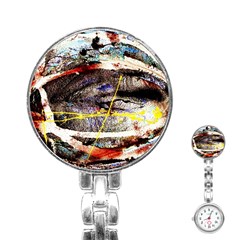 Egg In The Duck   Needle In The Egg 2 Stainless Steel Nurses Watch by bestdesignintheworld