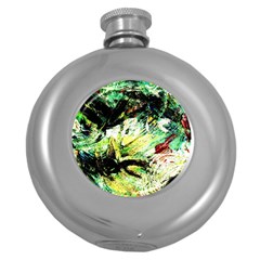 In The Nest And Around 4 Round Hip Flask (5 Oz) by bestdesignintheworld