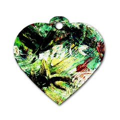 In The Nest And Around 4 Dog Tag Heart (two Sides) by bestdesignintheworld