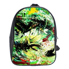 In The Nest And Around 4 School Bag (large) by bestdesignintheworld