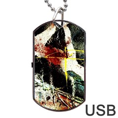 Egg In The Duck   Needle In The Egg Dog Tag Usb Flash (one Side) by bestdesignintheworld