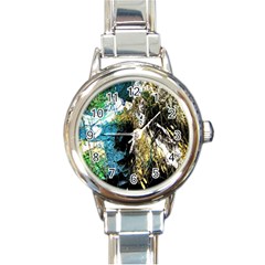 In The Net Of The Rules 3 Round Italian Charm Watch by bestdesignintheworld