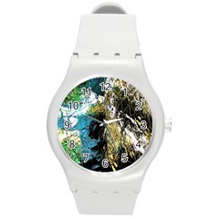 In The Net Of The Rules 3 Round Plastic Sport Watch (m) by bestdesignintheworld