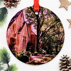 Hot Day In  Dallas 6 Ornament (round) by bestdesignintheworld