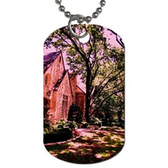 Hot Day In  Dallas 6 Dog Tag (two Sides) by bestdesignintheworld