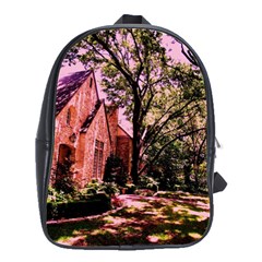 Hot Day In  Dallas 6 School Bag (large) by bestdesignintheworld