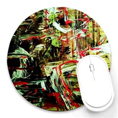 Girl Reading Round Mousepads