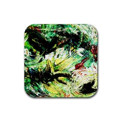 In The Nest And Around 4 Rubber Coaster (square)  by bestdesignintheworld