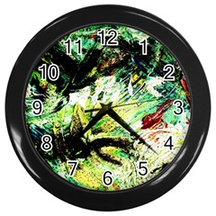 In The Nest And Around 4 Wall Clocks (black) by bestdesignintheworld