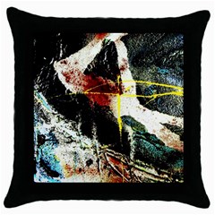 Egg In The Duck   Needle In The Egg Throw Pillow Case (black) by bestdesignintheworld