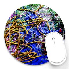 Moment Of The Haos 12 Round Mousepads by bestdesignintheworld