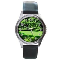 Lake Park 13 Round Metal Watch by bestdesignintheworld