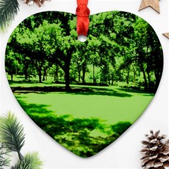 Lake Park 13 Ornament (heart) by bestdesignintheworld