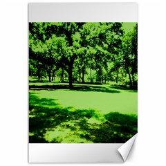 Lake Park 13 Canvas 12  X 18   by bestdesignintheworld